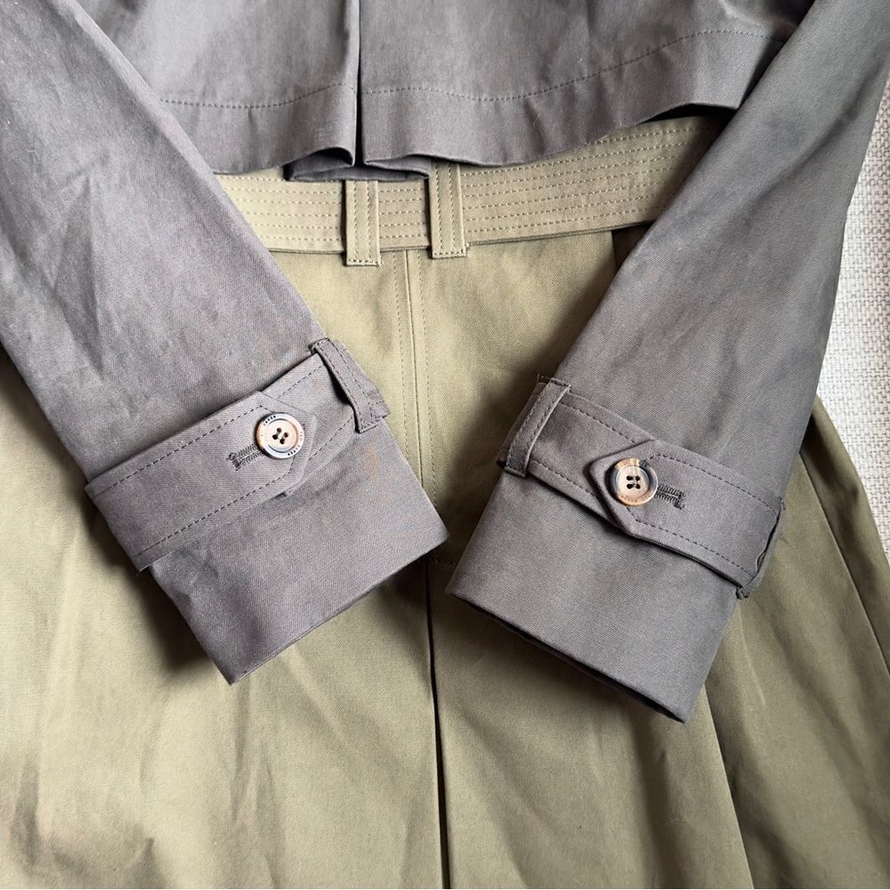 Ted Baker Edennn Colour Blocked Cotton Mac Size 2 NWT - Picture 10 of 16